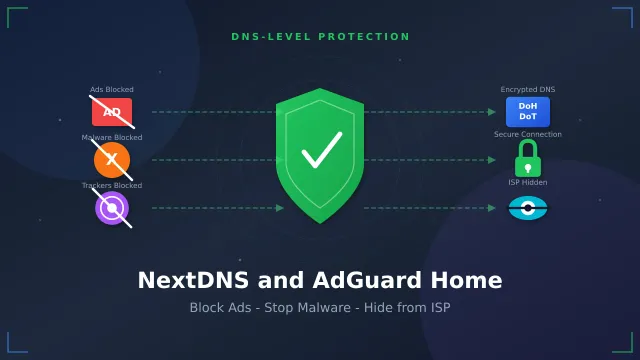 How to Block Ads, Malware & Stop ISP Tracking with NextDNS and AdGuard Home