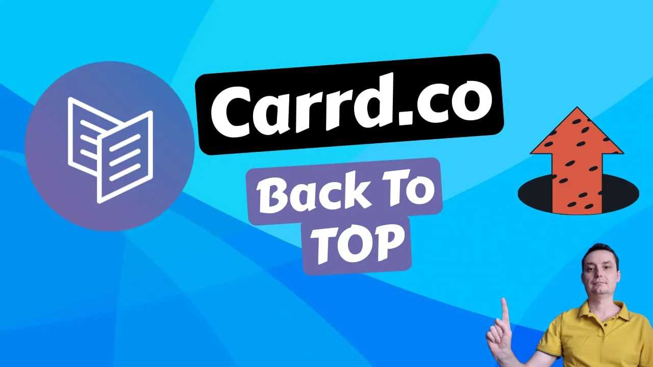 How to Add a Back to Top Button on Carrd (2026 Guide)