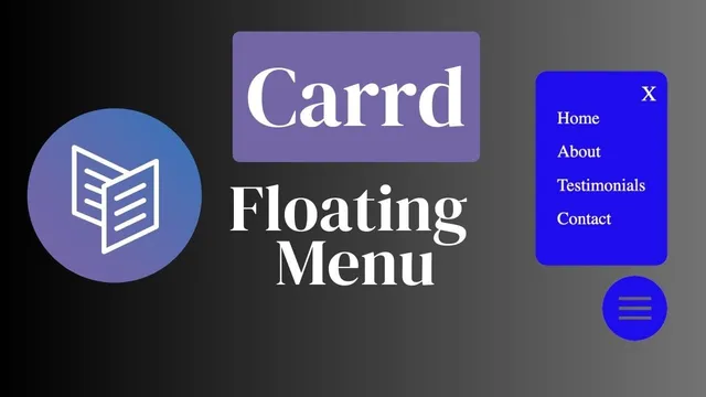 How to Add a Floating Menu to a Carrd Website