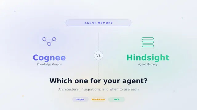 Cognee vs Hindsight: Which Agent Memory System Should You Self-Host?