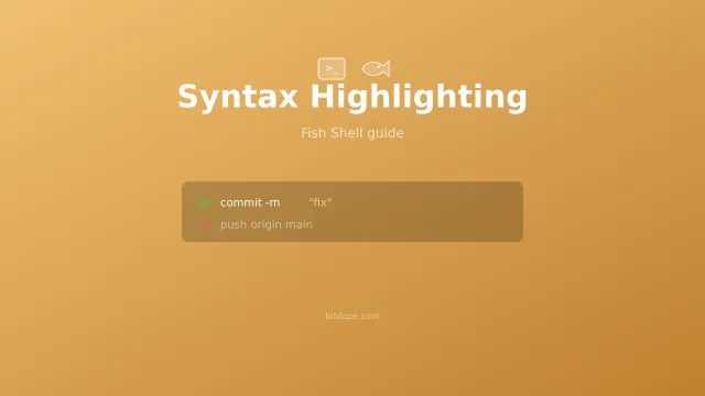 Guía de Resaltado de Sintaxis en Fish Shell