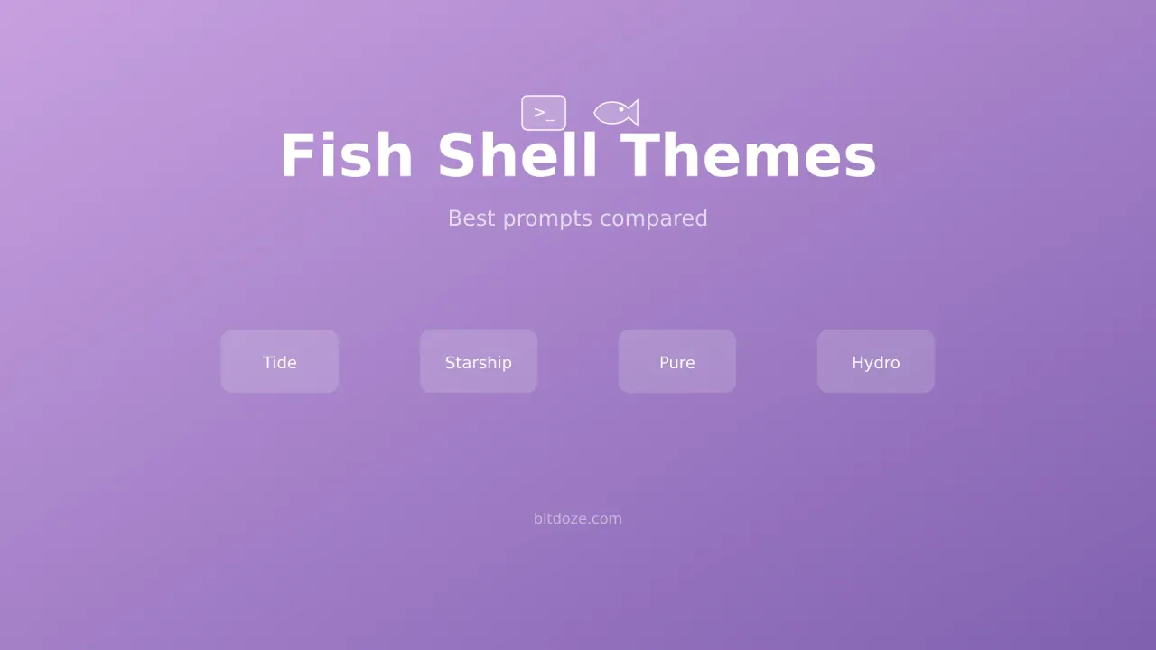 Temas de Fish Shell - Mejores Prompts (Tide, Starship, Pure)
