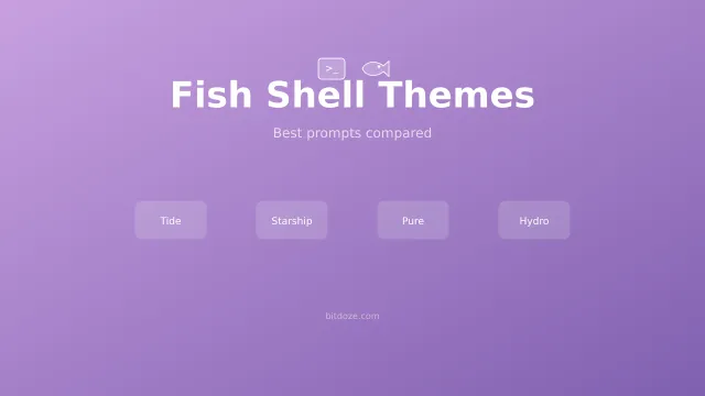 Temas de Fish Shell - Mejores Prompts (Tide, Starship, Pure)
