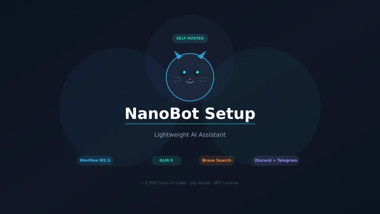 NanoBot Setup Guide: MiniMax M2.5, GLM-5, and Brave Search on Your VPS