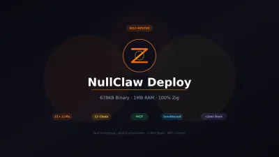 Guia de Despliegue de NullClaw: La Infraestructura de Asistente IA Mas Pequeña en Zig