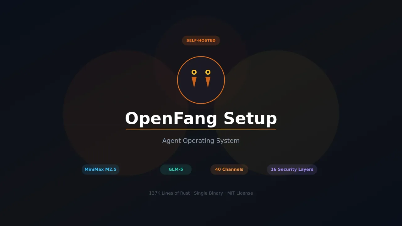 OpenFang Setup Guide: GLM-5, MiniMax M2.5, Hands, and Discord on Your VPS