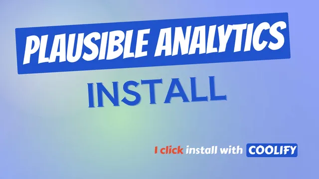 How To Install Plausible Analytics With One Click