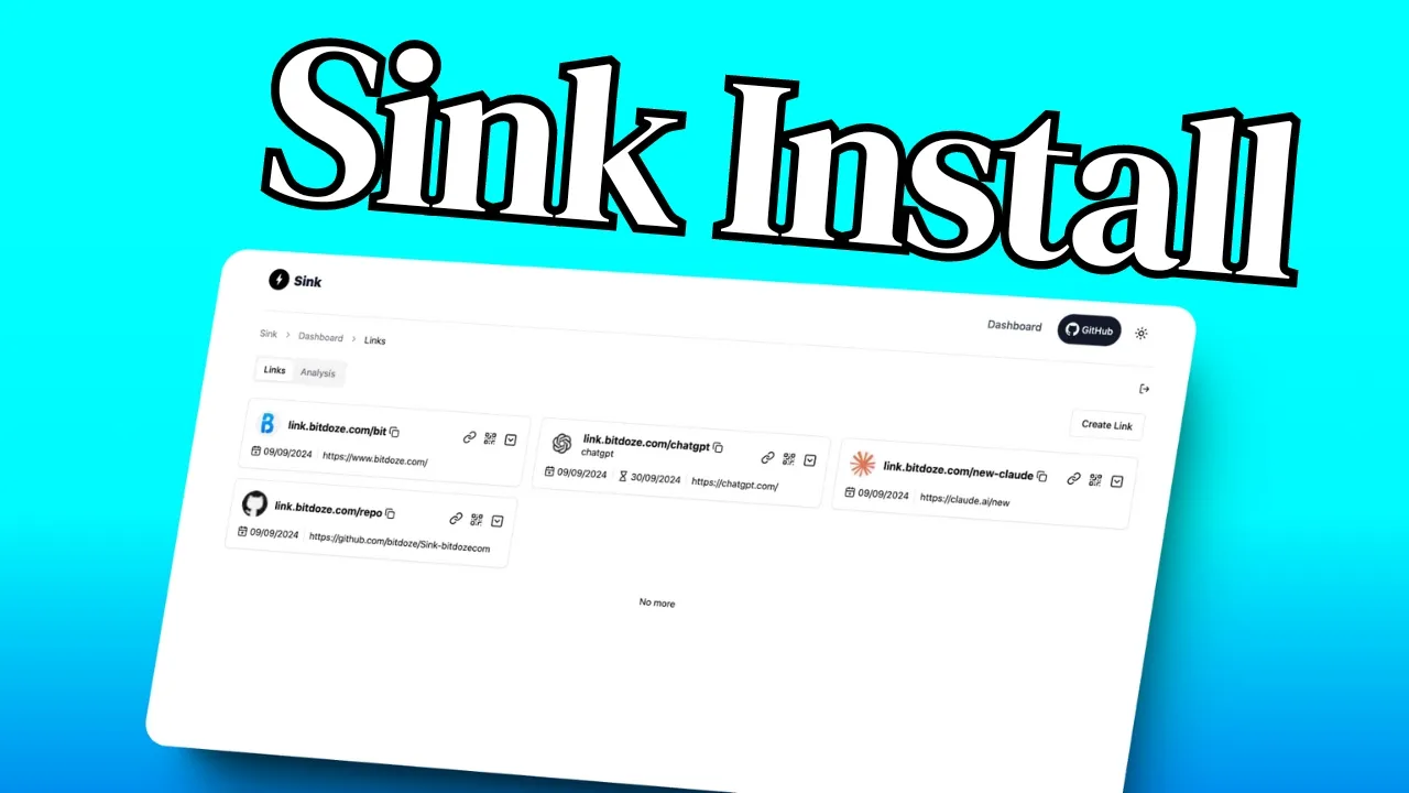 Sink Install: Free Self-Hosted Link Shortener (2026 Guide)