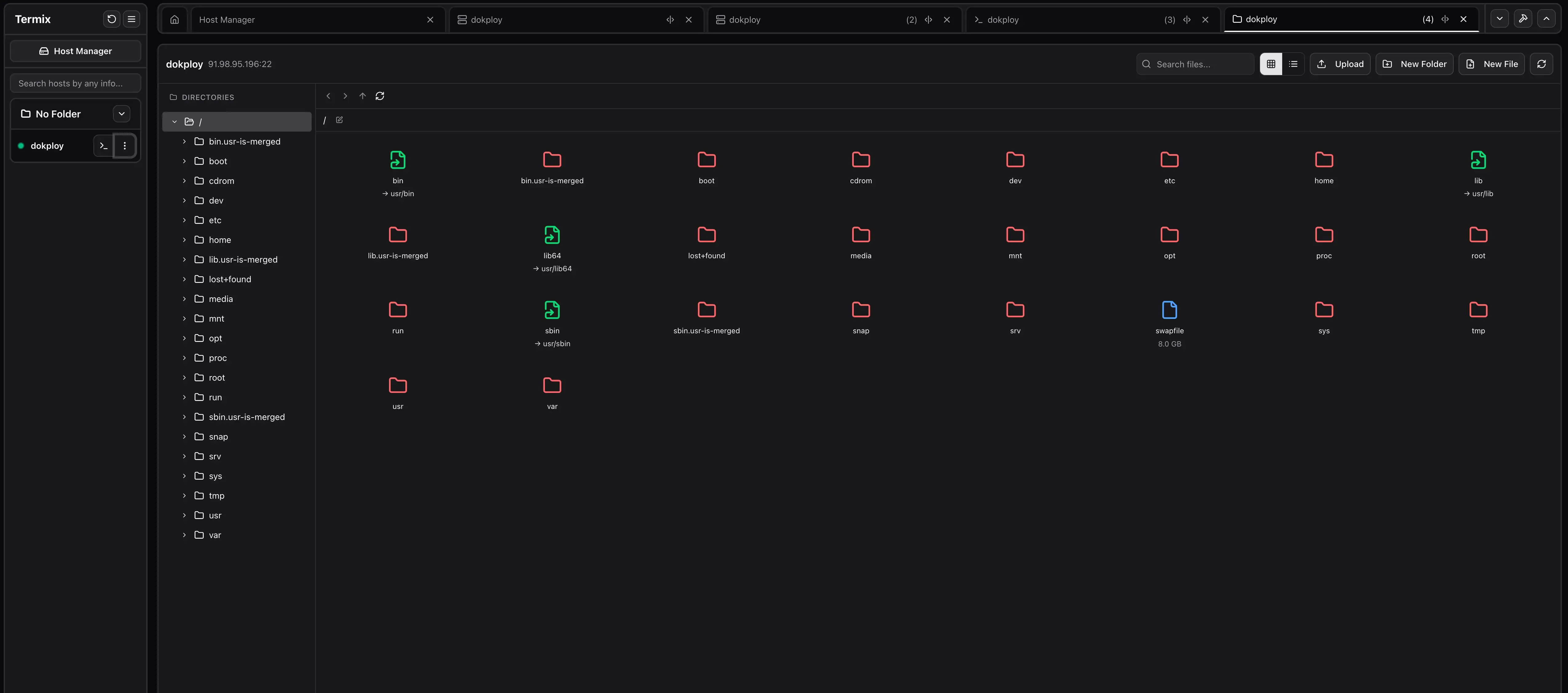 Termix file manager
