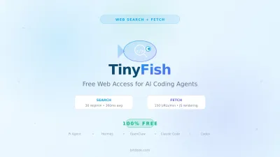 TinyFish Review: Free Web Search and Fetch API for AI Coding Agents