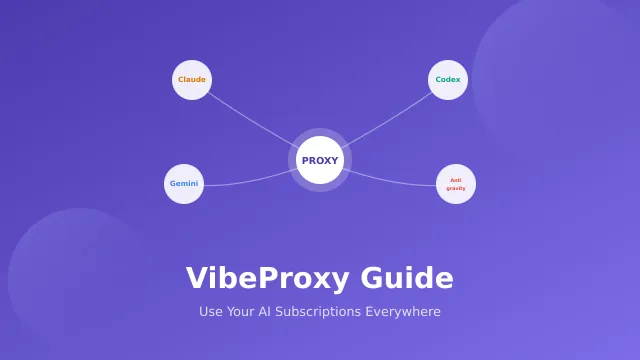 VibeProxy: Use Your Claude, Codex & Gemini Subscriptions with Any AI Coding Tool