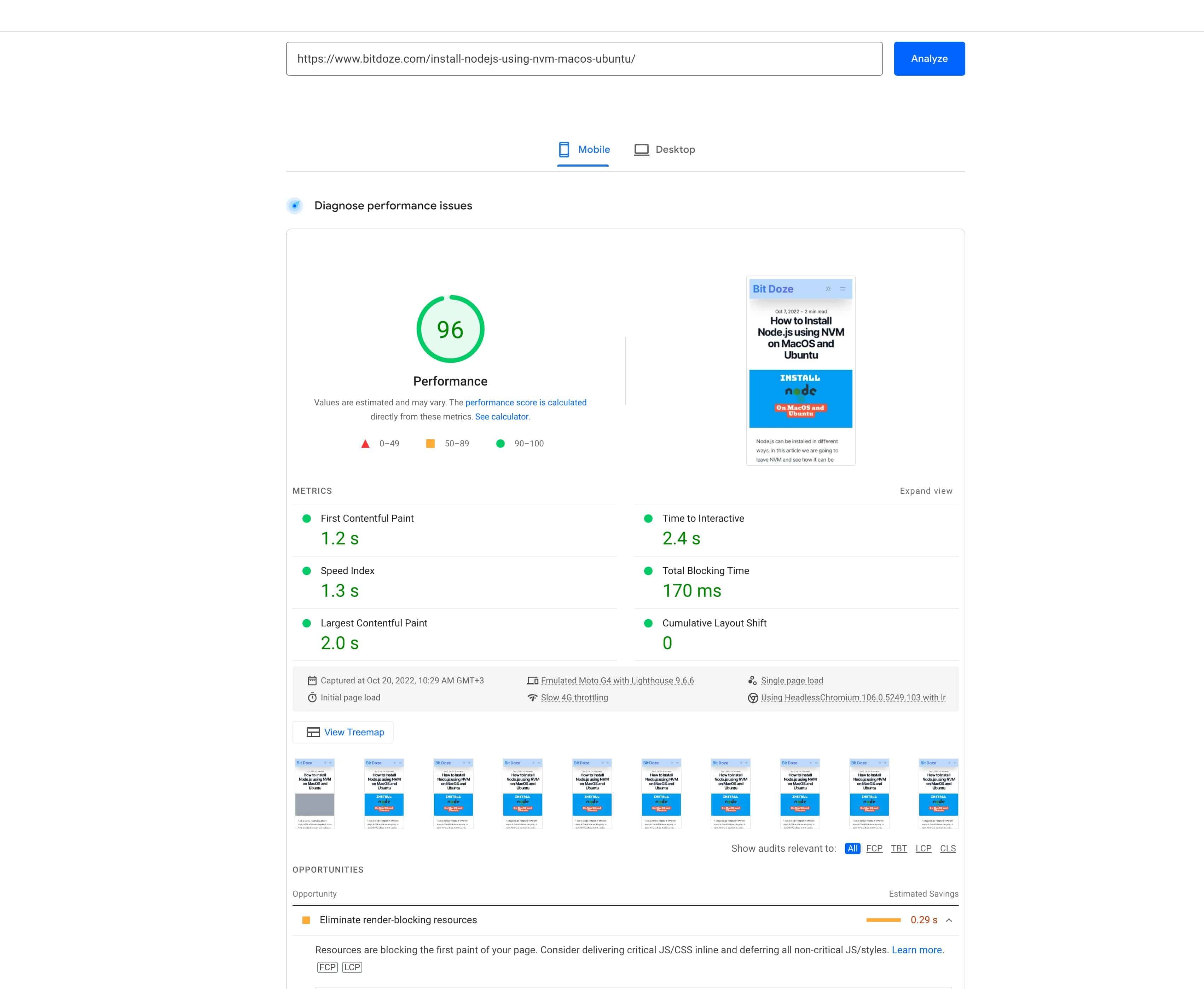 YouTube Speed score with astro-embed